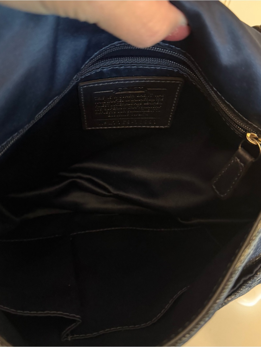 Coach Denim Poppy Hobo Bag - Picture 8 of 10